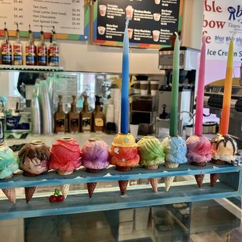 Double Rainbow Cafe - Ice cream menorah - Ice Cream & Frozen Yogurt Near Me - Benicia, California Double Rainbow Cafe - Ice cream menorah - Ice Cream & Frozen Yogurt Near Me - Benicia, California