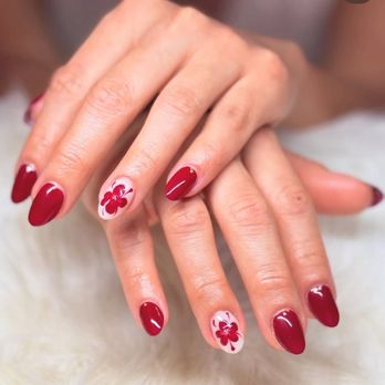 Alexa’s Nail Lounge - Hand painted flowers - Nail Technicians Near Me - Brea, California Alexa’s Nail Lounge - Hand painted flowers - Nail Technicians Near Me - Brea, California