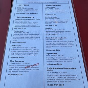 Great Notion Brewing - Ballard - Beer menu - Brewpubs Near Me - Seattle, Washington Great Notion Brewing - Ballard - Beer menu - Brewpubs Near Me - Seattle, Washington