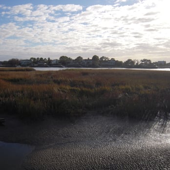 Pitt Street Bridge - Mt. Pleasant homes across channel on south end of park/bridge. - Parks Near Me - Mount Pleasant, South Carolina