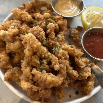 Mignonette - Fried Conch Fritters - New American Near Me - Miami, Florida Mignonette - Fried Conch Fritters - New American Near Me - Miami, Florida