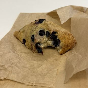 Andytown Coffee Roasters - Blueberry lemon scone (undercooked) - Coffee Roasteries Near Me - San Francisco, California