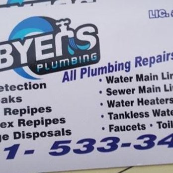 Byers Plumbing - Plumbing Near Me - Lake Elsinore, California Byers Plumbing - Plumbing Near Me - Lake Elsinore, California