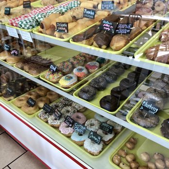 Holey Donuts - Donut display - Desserts Near Me - Denton, Texas