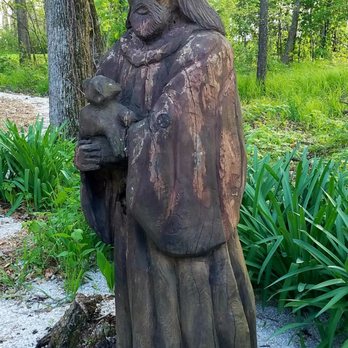Little Brown Church - Wooden statue in backyard. - Churches Near Me - Nashua, Iowa Little Brown Church - Wooden statue in backyard. - Churches Near Me - Nashua, Iowa