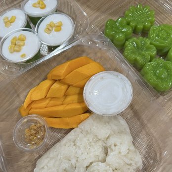Sweet Bee - Mango sticky rice, tako, khanom chan - Desserts Near Me - West Covina, California Sweet Bee - Mango sticky rice, tako, khanom chan - Desserts Near Me - West Covina, California