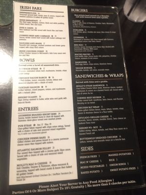 Menu photo 1 Molly Darcy's Irish Pub and Restaurant Danbury, CT Menu photo 1 Molly Darcy's Irish Pub and Restaurant Danbury, CT