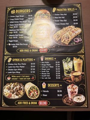Menu photo 1 Cha Sha Street Eats New Cumberland, PA