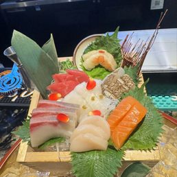Sasimi platter.