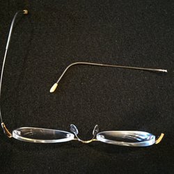 All American Eyeglass Repair - My Silhouette brand rimless glasses broken template