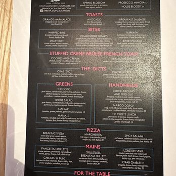 Prima Dopo - Brunch menu - Italian Near Me - Baltimore, Maryland Prima Dopo - Brunch menu - Italian Near Me - Baltimore, Maryland