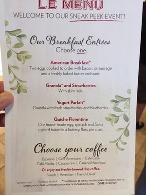 Menu photo 8 la Madeleine Albuquerque, NM