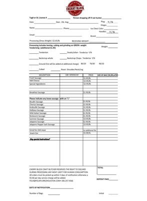 Cherry Block Craft Butcher & Texas Market by null