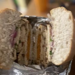 Peruvian Brothers - Pan con Chicharron Sandwich