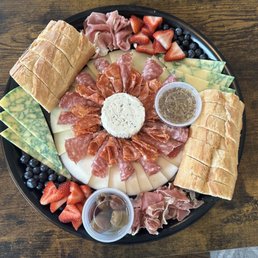 Charcuterie board to die for!!!!!