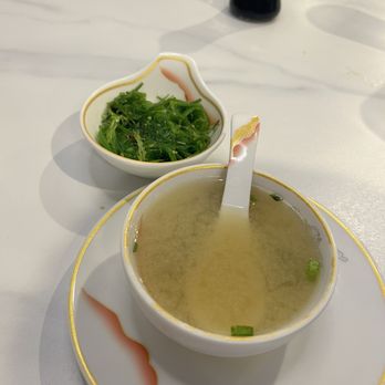 Sushi Ohayo - Miso soup and seaweed salad - Salad Near Me - Lorton, Virginia Sushi Ohayo - Miso soup and seaweed salad - Salad Near Me - Lorton, Virginia