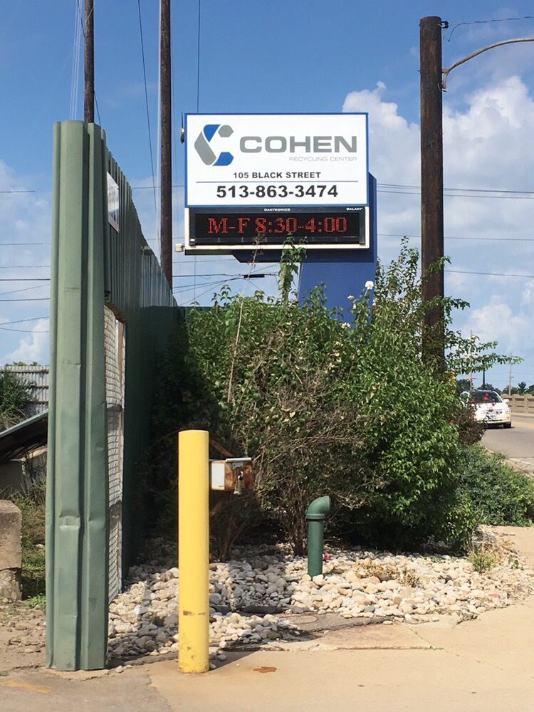COHEN RECYCLING Updated August 2024 105 Black St, Hamilton, Ohio