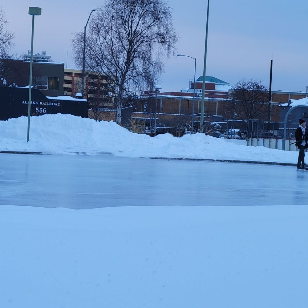 Delaney Park Strip - I had no idea there were ice rinks here - Parks Near Me - Anchorage, Alaska