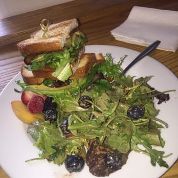 Boomtown Coffee - Boomtown BLT with Avocado ($1 extra charge) and the side salad. - Cafes Near Me - Houston, Texas