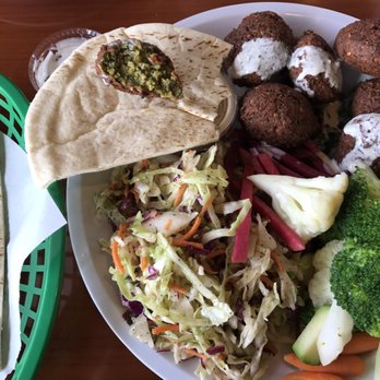 Chicken Maison - Incredible falafel plate - Mediterranean Near Me - Gardena, California