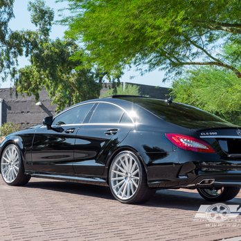 Wheel Specialists - Dave hook my whip up; Mercedes-Benz CLS-Class — 21" Vossen VFS2 in Silver - Tires Near Me - Tempe, Arizona