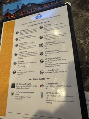 Menu photo 1 Hunter Mountain Brewery Hunter, NY