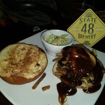 State 48 Brewery - Nom nom! Poutine burger - New American Near Me - Surprise, Arizona State 48 Brewery - Nom nom! Poutine burger - New American Near Me - Surprise, Arizona