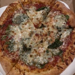 Spinach pizza Spinach pizza