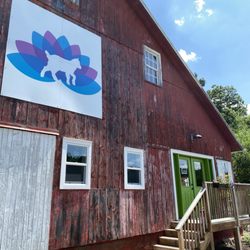 Original Goat Yoga - Galena - The outside-can't miss it