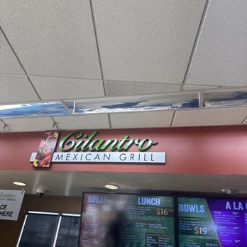 Cilantro Mexican Grill - Sign - Mexican Near Me - North Hollywood, California