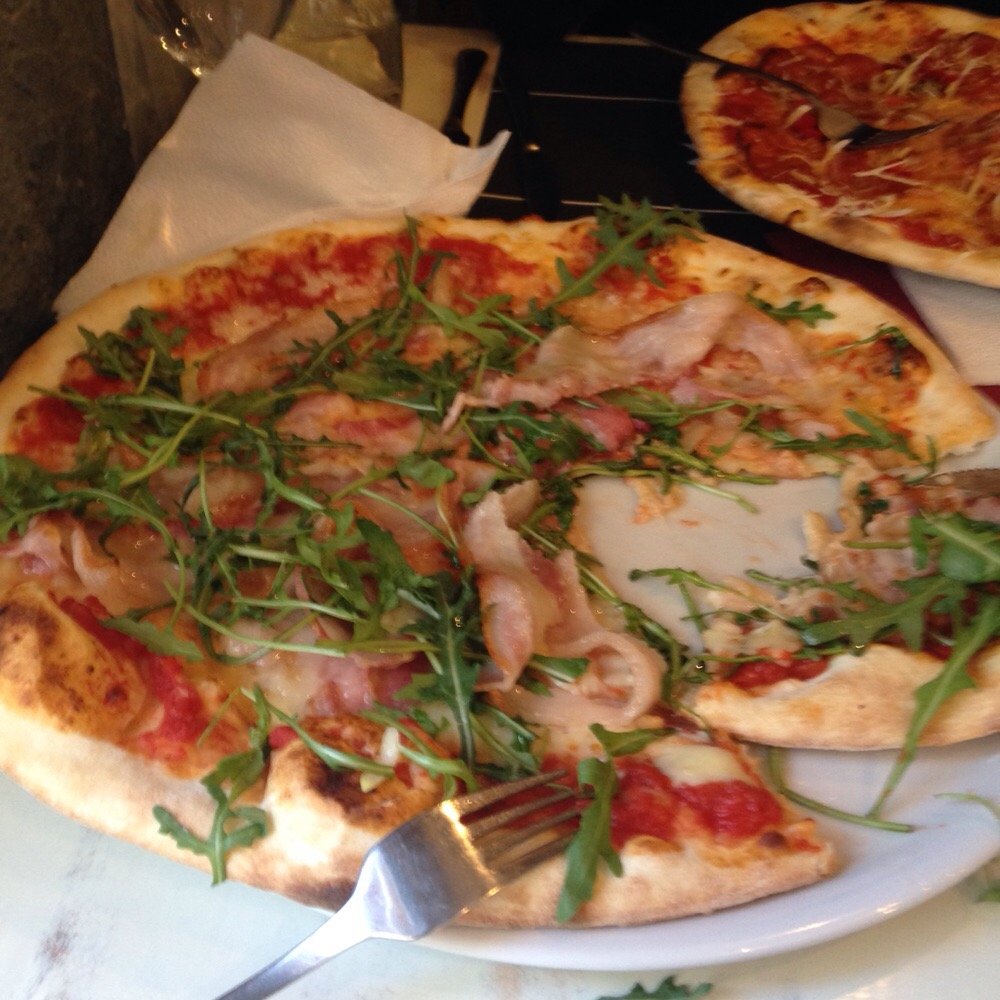Casanova - Bacon and arugula-amazing!! - Italian Near Me - Prague, Puerto Rico