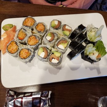 Hajime Asian Bistro - Sushi special with spicy crab, Philly, & Boston rolls. - Japanese Near Me - Saint Cloud, Minnesota Hajime Asian Bistro - Sushi special with spicy crab, Philly, & Boston rolls. - Japanese Near Me - Saint Cloud, Minnesota