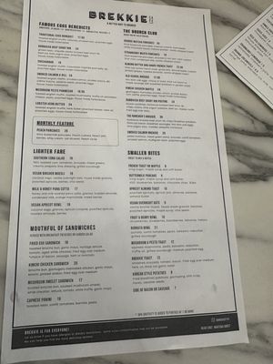 Menu photo 1 Brekkie Cafe Calgary, AB