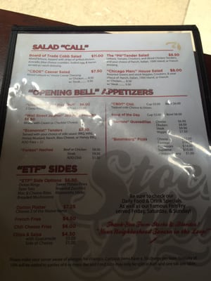 Menu photo 2 Stocks and Blondes Chicago, IL Menu photo 2 Stocks and Blondes Chicago, IL