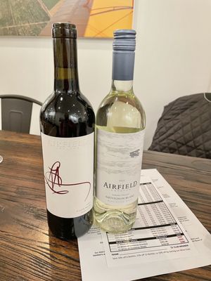 Photo of Airfield Estates - Woodinville - Woodinville, WA, US. 2022 SAUVIGNON BLANC 2020 Founders H. Lloyd