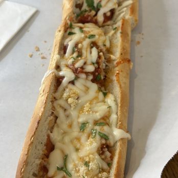 Dino's Cafe - Chicken Cutlet Parmesan Sandwich - Italian Near Me - Boston, Massachusetts
