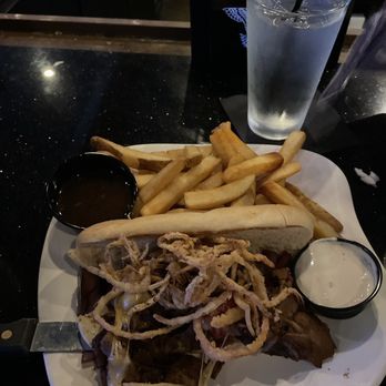 Prime Time North - Prime rib sandwich and fries - American Near Me - Evansville, Indiana Prime Time North - Prime rib sandwich and fries - American Near Me - Evansville, Indiana