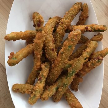 Home Plate Grill - Delicious spicy fried green beans - Burgers Near Me - Goleta, California
