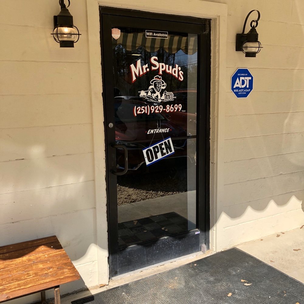 Mr. Spud’s - Entrance to Mr. Spud's restaurant - Southern Near Me - Fairhope, Alabama Mr. Spud’s - Entrance to Mr. Spud's restaurant - Southern Near Me - Fairhope, Alabama