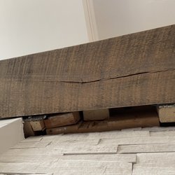 Taylor's Hearth & Leisure - Underside of mantle left completely exposed