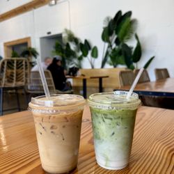 Sumaq latte & matcha latte