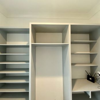 Mr Sam Handyman - Custom built-in shelving installed and painted for a client. - Handyman Near Me Mr Sam Handyman - Custom built-in shelving installed and painted for a client. - Handyman Near Me