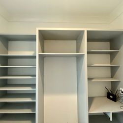 Mr Sam Handyman - Custom built-in shelving installed and painted for a client.