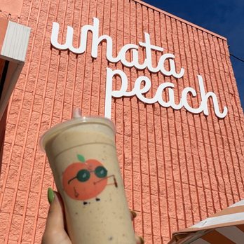Whata Peach - PB+Banana - Juice Bars & Smoothies Near Me - Studio City, California Whata Peach - PB+Banana - Juice Bars & Smoothies Near Me - Studio City, California