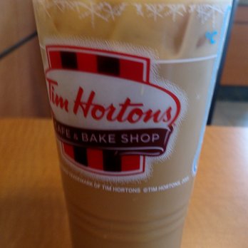 Tim Hortons - Large ice coffee. Needed turbo boost for upcoming conference call! Caffeine! - Sandwiches Near Me - Saline, Michigan
