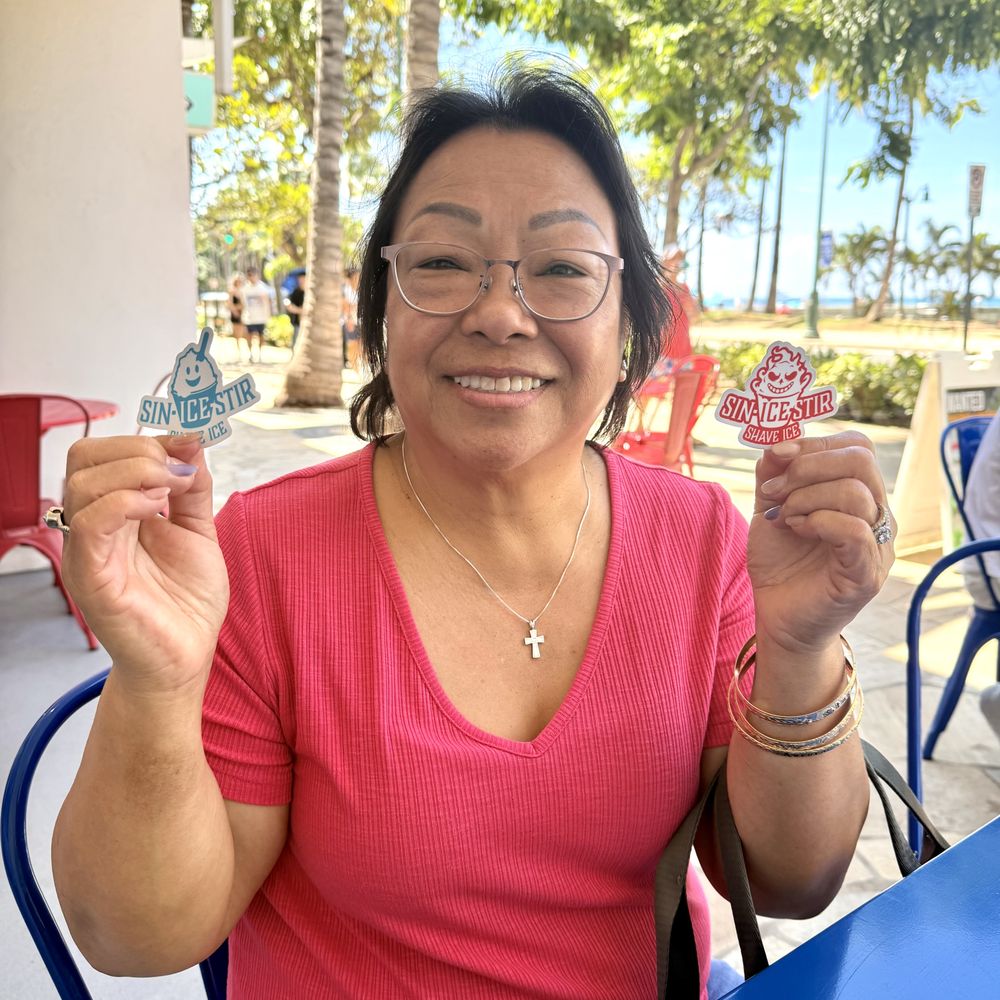 Sin-Ice-Stir - Got my sin ice stickers - Shaved Ice Near Me - Honolulu, Hawaii