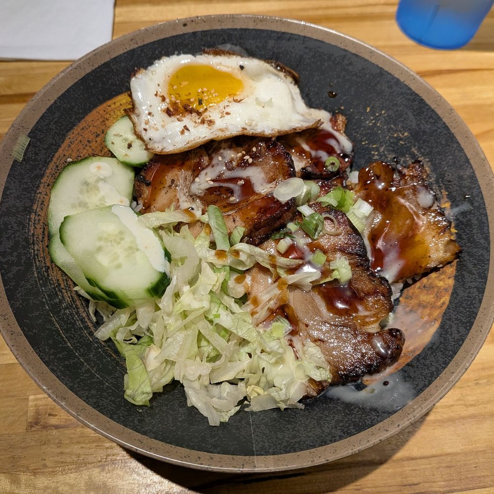 BoBo Café - Butadon (Pork Belly Bowl) - Bubble Tea Near Me - Harrisonburg, Virginia