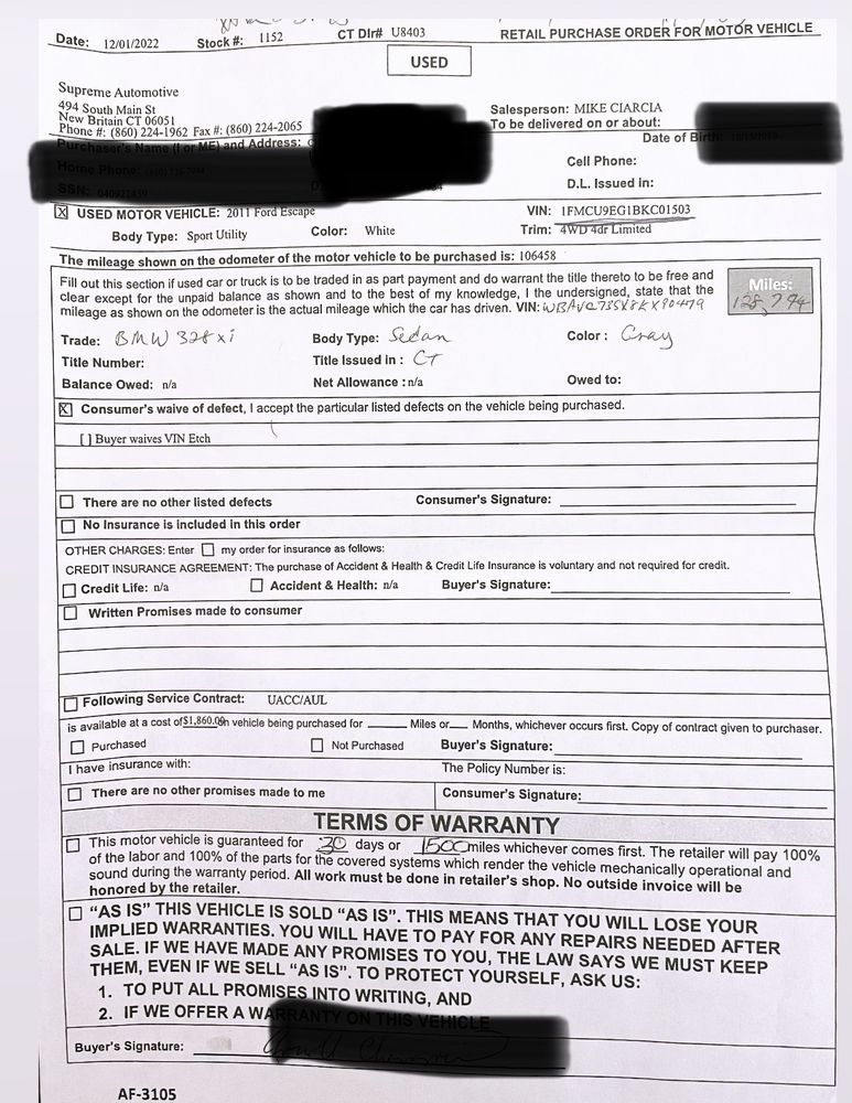 SUPREME AUTOMOTIVE Updated September 2024 494 S Main St, New