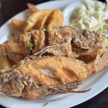 St Augustine Fish Camp - Whole Fried Lionfish - Seafood Near Me - St Augustine, Florida