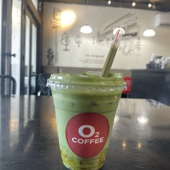 O2 Coffee - Mango matcha - Cafes Near Me - Los Angeles, California O2 Coffee - Mango matcha - Cafes Near Me - Los Angeles, California